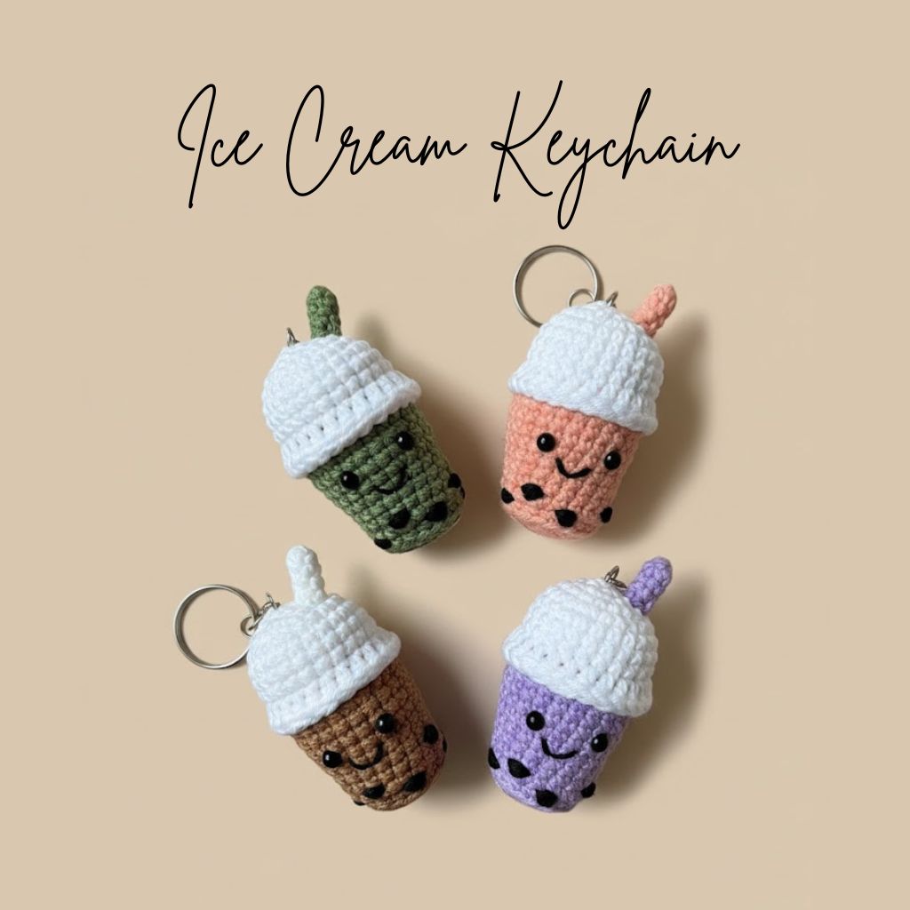 Ice Cream Keychain