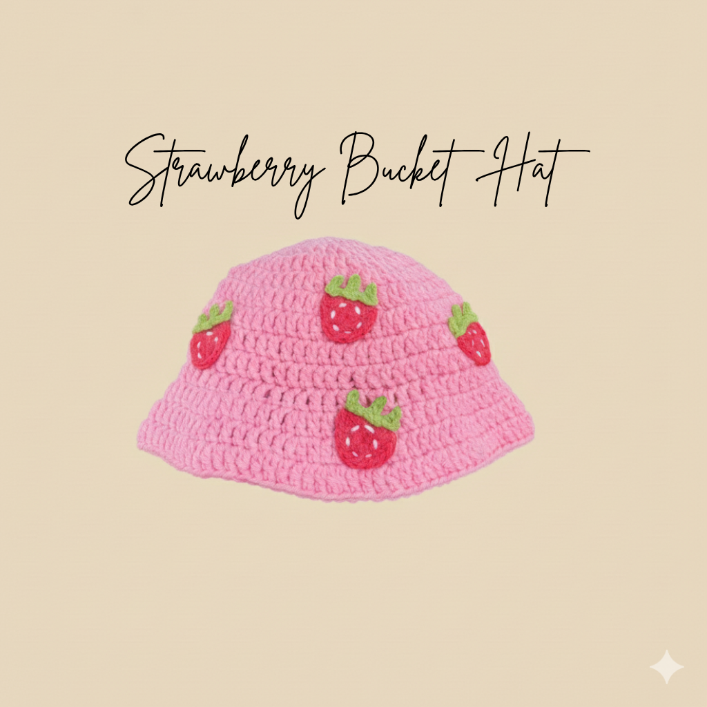Strawberry Bucket Hat