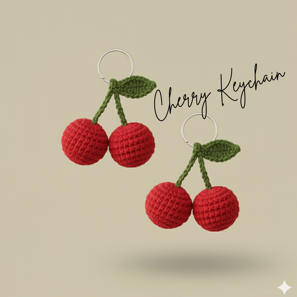 Cherry Keychain
